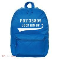 Anti Trump GA Booking Number Fulton County Jail Lock Him Up 16 in Basic Backpack