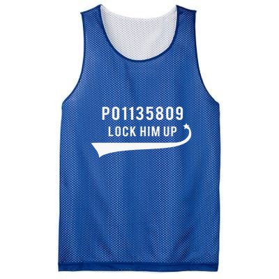 Anti Trump GA Booking Number Fulton County Jail Lock Him Up Mesh Reversible Basketball Jersey Tank