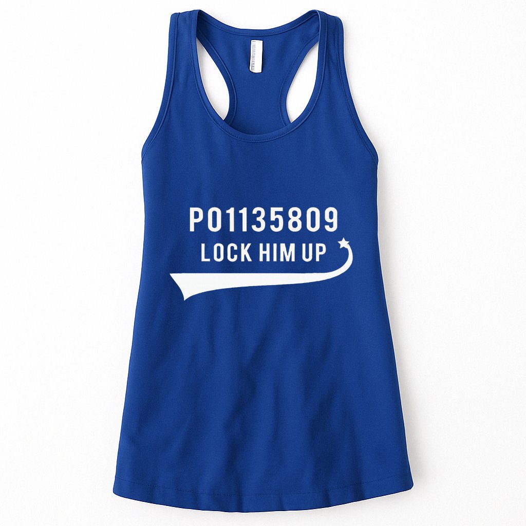 Anti Trump GA Booking Number Fulton County Jail Lock Him Up Womens Tank Top