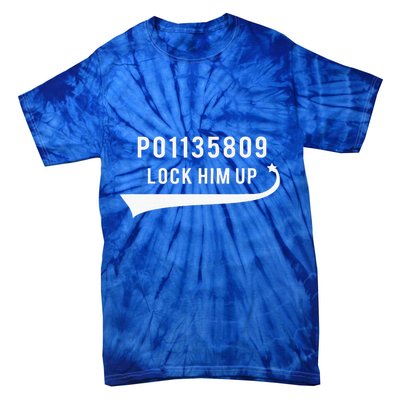 Anti Trump GA Booking Number Fulton County Jail Lock Him Up Tie-Dye T-Shirt