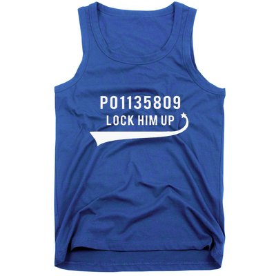 Anti Trump GA Booking Number Fulton County Jail Lock Him Up Tank Top