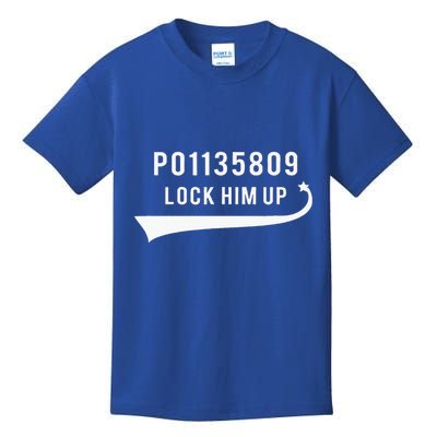 Anti Trump GA Booking Number Fulton County Jail Lock Him Up Kids T-Shirt