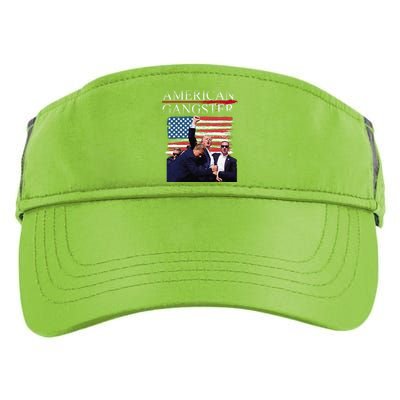 American Trump Gangster Adult Drive Performance Visor