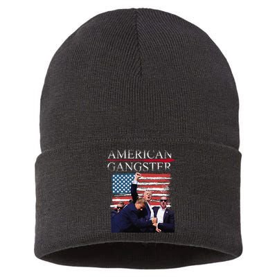 American Trump Gangster Sustainable Knit Beanie