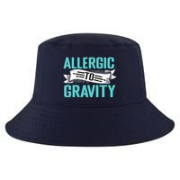 Allergic To Gravity Funny Saying Cool Comfort Performance Bucket Hat