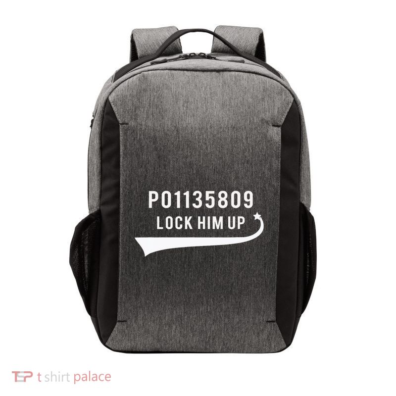 Anti Trump GA Booking Number Fulton County Jail Lock Him Up Vector Backpack