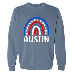 Austin Texas Gift I Love Austin Texas Usa Great Gift Garment-Dyed Sweatshirt