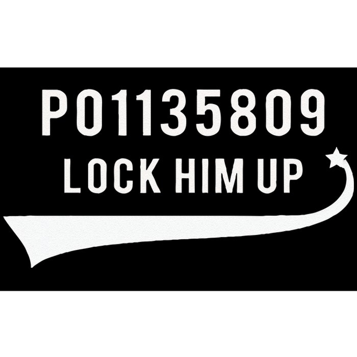 Anti Trump GA Booking Number Fulton County Jail Lock Him Up Bumper Sticker