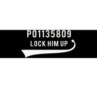 Anti Trump GA Booking Number Fulton County Jail Lock Him Up Bumper Sticker