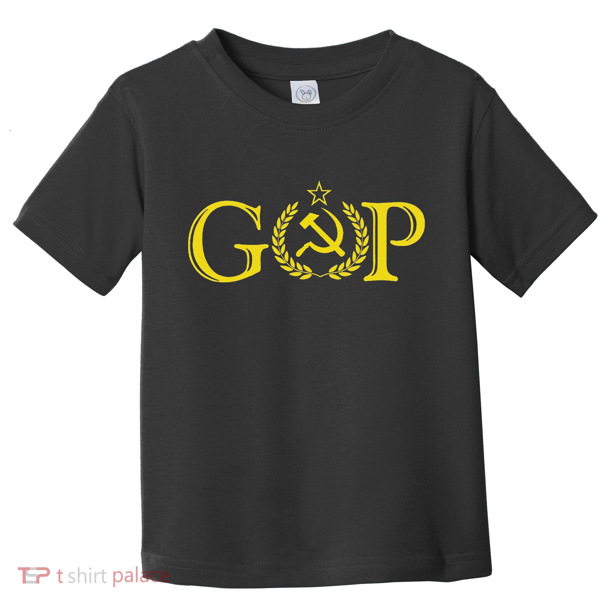 Anti Trump Gop Russian Republican Political Toddler T-Shirt