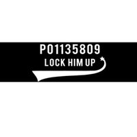 Anti Trump GA Booking Number Fulton County Jail Lock Him Up Bumper Sticker