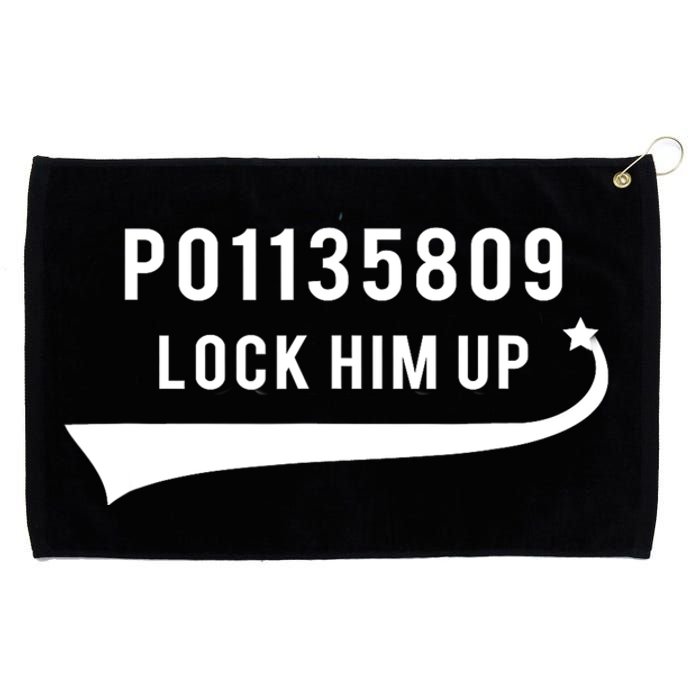 Anti Trump GA Booking Number Fulton County Jail Lock Him Up Grommeted Golf Towel