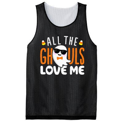 All The Ghouls Love Me Halloween Costume Mesh Reversible Basketball Jersey Tank