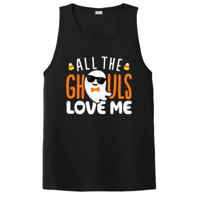 All The Ghouls Love Me Halloween Costume PosiCharge Competitor Tank