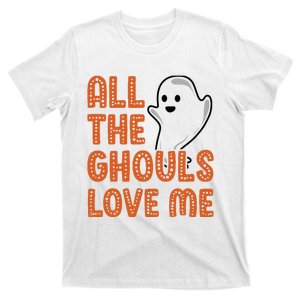 All The Ghouls Love Me Ghost Boy Halloween T-Shirt