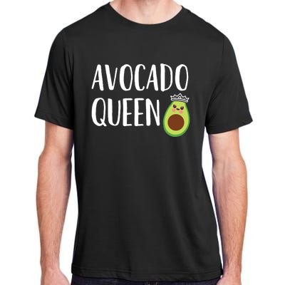 Avocado Themed Gift Women Girlsfunny Avocado Queen Adult ChromaSoft Performance T-Shirt