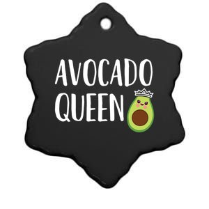 Avocado Themed Gift Funny Avocado Queen Gift Ceramic Star Ornament