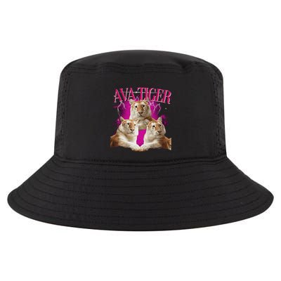 Ava The Golden Tiger Of Chiang Mai Cute Big Orange Cat Cool Comfort Performance Bucket Hat