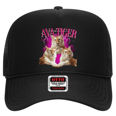 Ava The Golden Tiger Of Chiang Mai Cute Big Orange Cat Trucker Hat