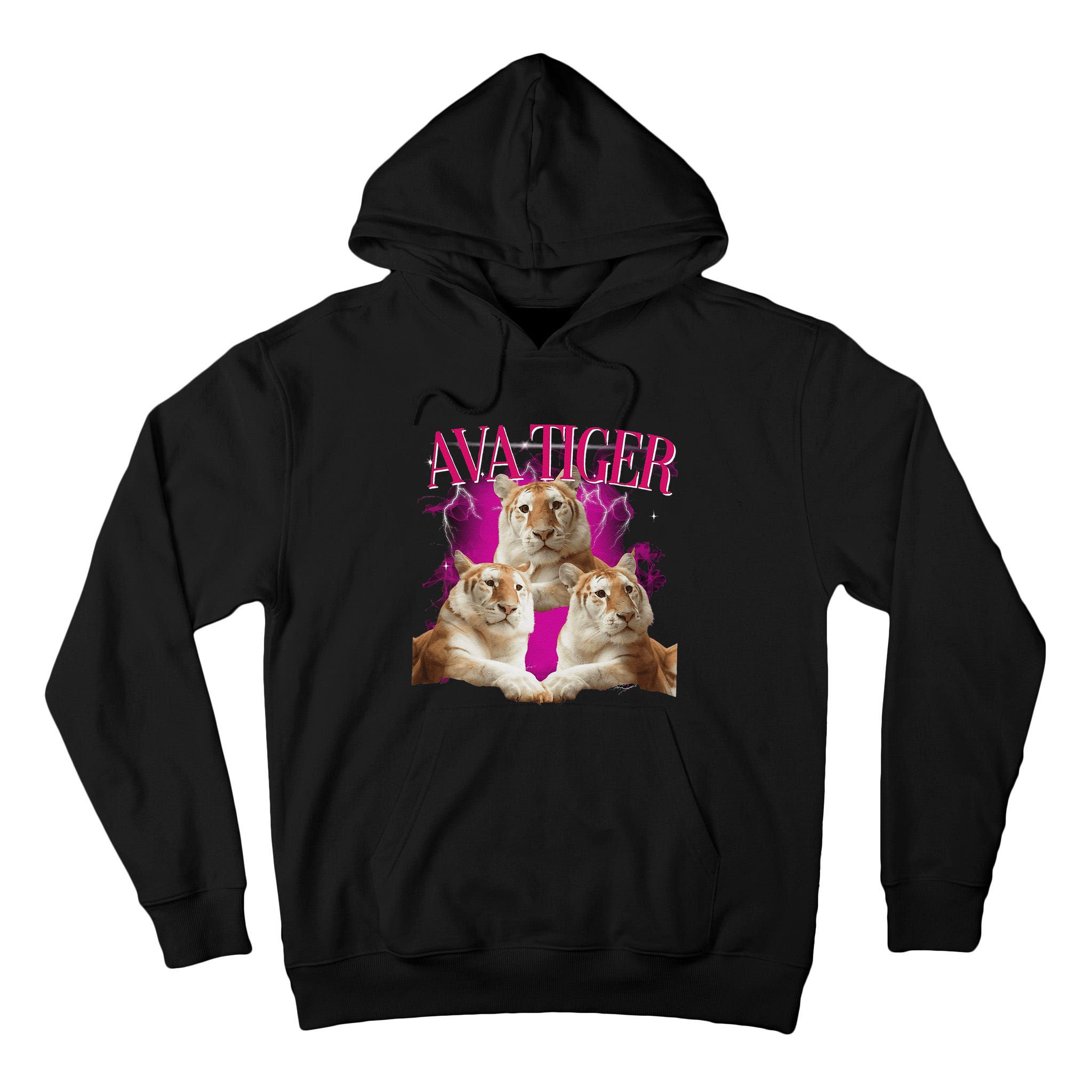 Ava The Golden Tiger Of Chiang Mai Cute Big Orange Cat Tall Hoodie