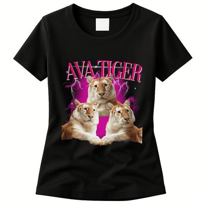Ava The Golden Tiger Of Chiang Mai Cute Big Orange Cat Womens T-Shirt