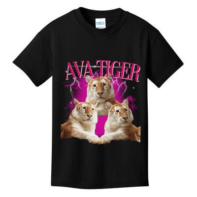 Ava The Golden Tiger Of Chiang Mai Cute Big Orange Cat Kids T-Shirt