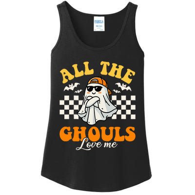 All The Ghouls Love Me Halloween Child Costume Ladies Essential Tank