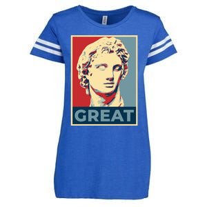 Alexander The Great Enza Ladies Jersey Football T-Shirt