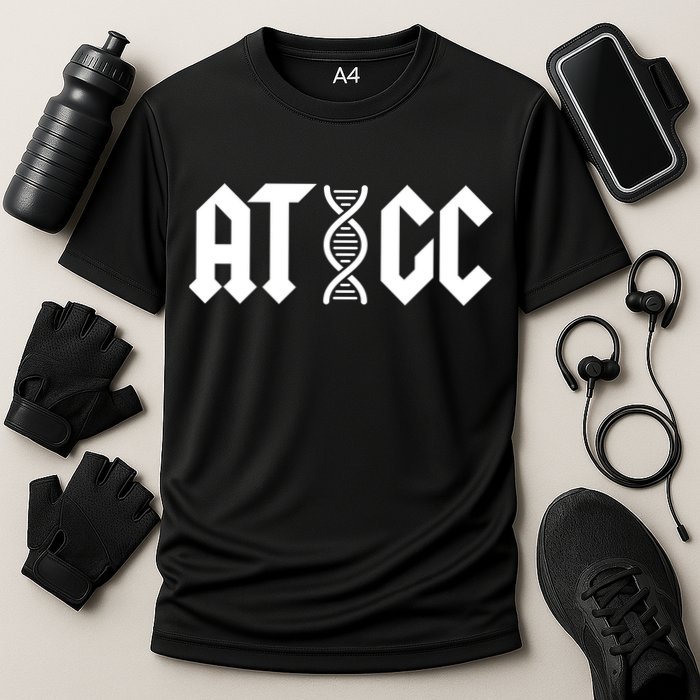 ATGC Funny Science Biology DNA Performance Shirt