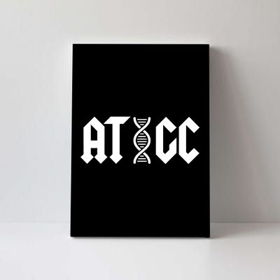 ATGC Funny Science Biology DNA Canvas