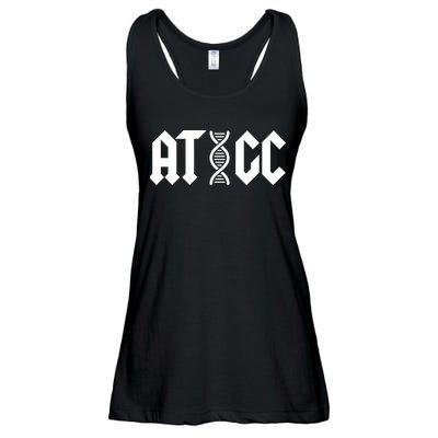 ATGC Funny Science Biology DNA Ladies Essential Flowy Tank