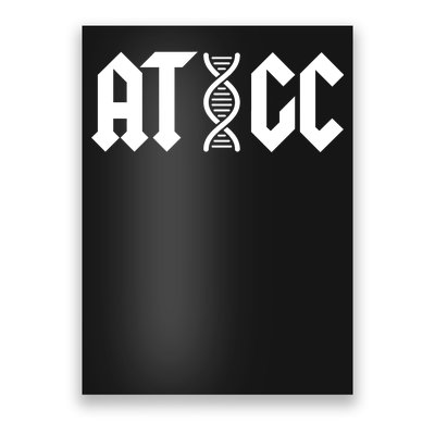 ATGC Funny Science Biology DNA Poster