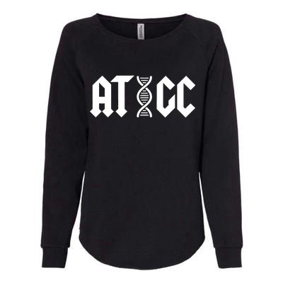 ATGC Funny Science Biology DNA Womens California Wash Sweatshirt