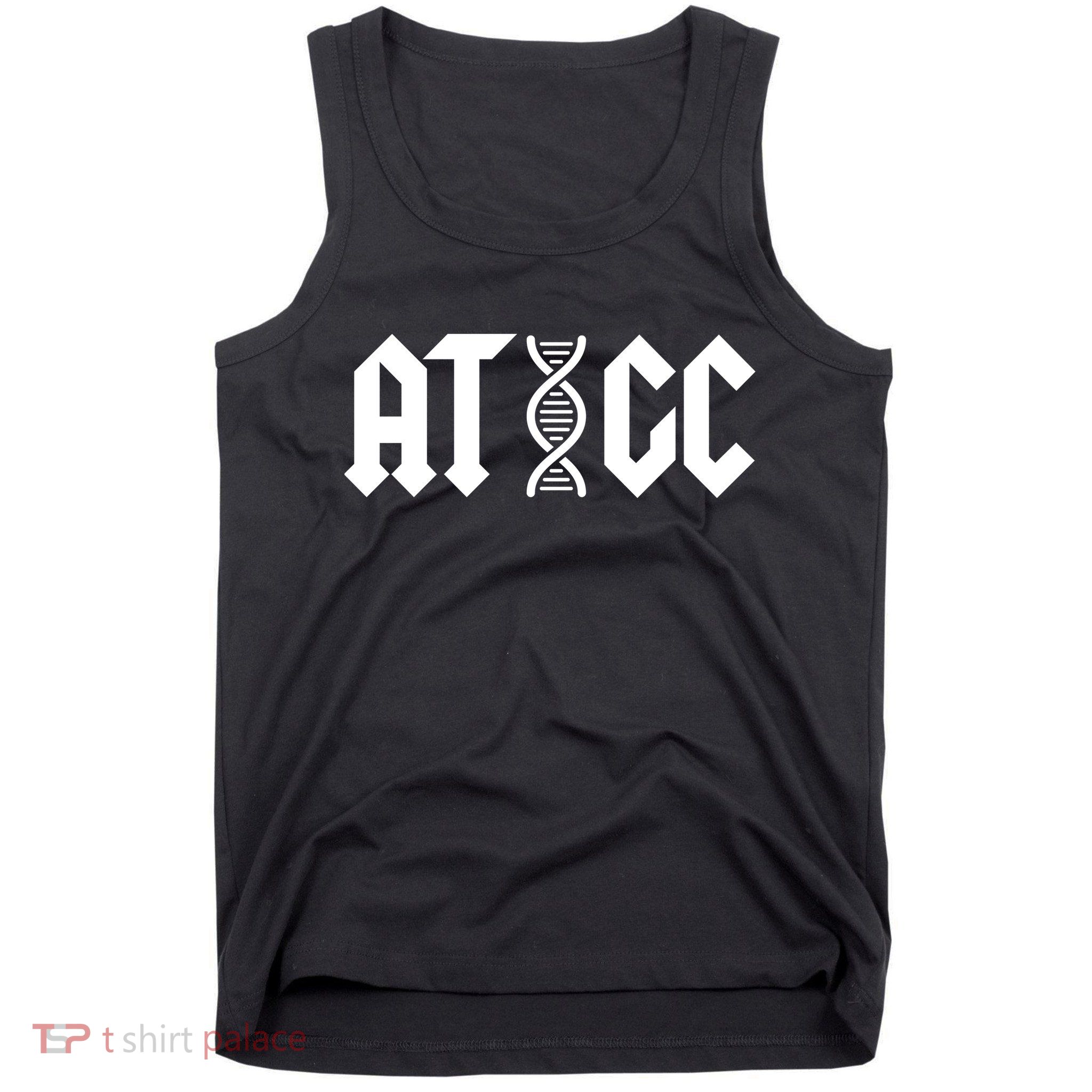 ATGC Funny Science Biology DNA Tank Top