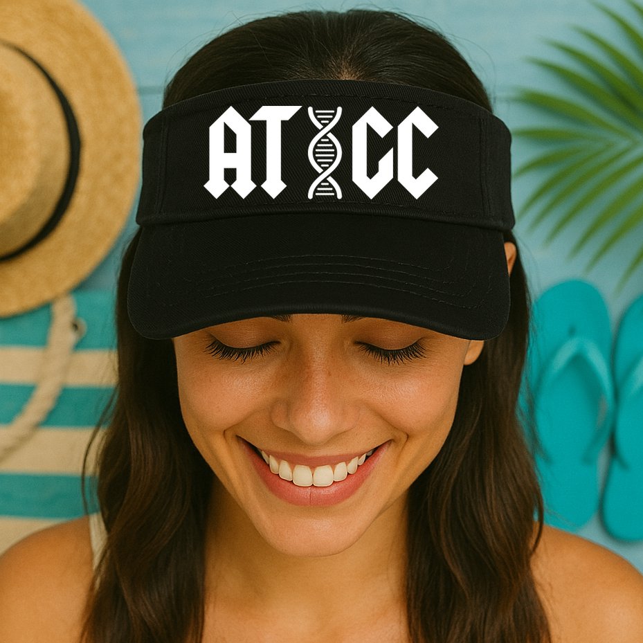 ATGC Funny Science Biology DNA Visor