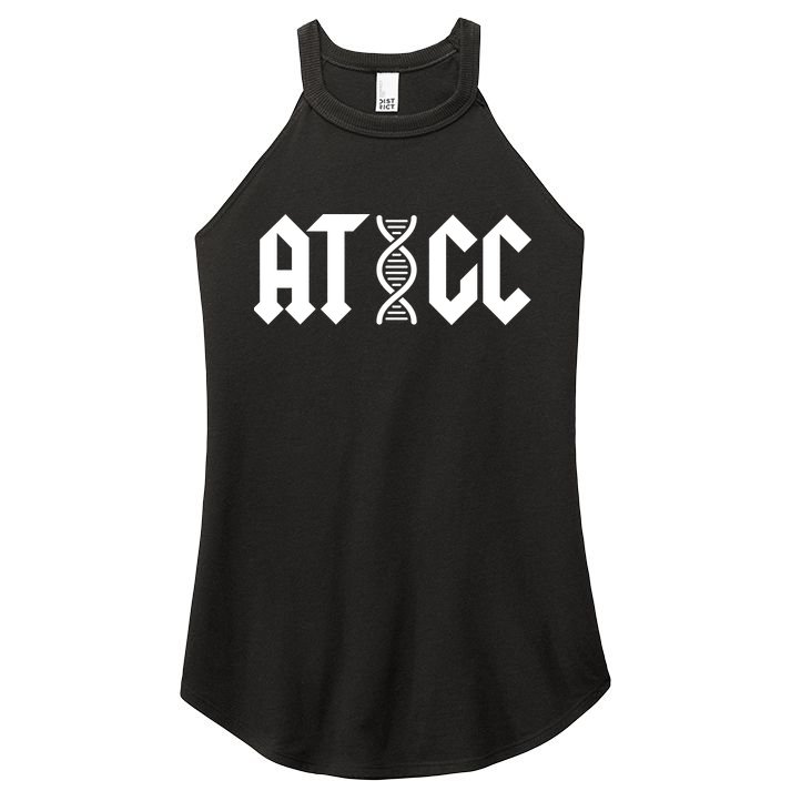 ATGC Funny Science Biology DNA Women's Perfect Tri Rocker Tank