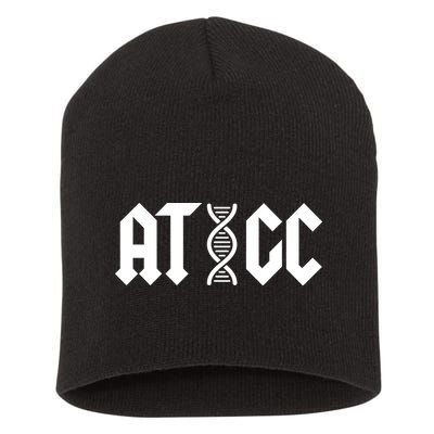 ATGC Funny Science Biology DNA Short Acrylic Beanie