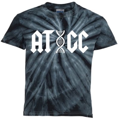 ATGC Funny Science Biology DNA Kids Tie-Dye T-Shirt