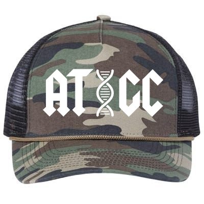 ATGC Funny Science Biology DNA Retro Rope Trucker Hat Cap