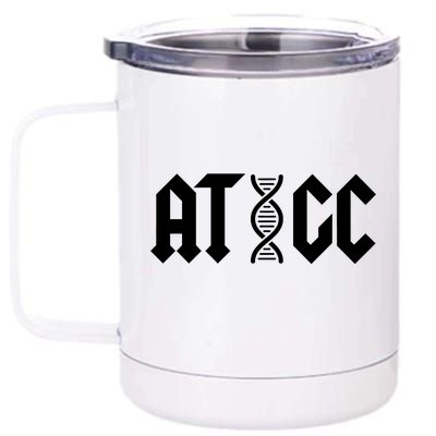 ATGC Funny Science Biology DNA 12 oz Stainless Steel Tumbler Cup