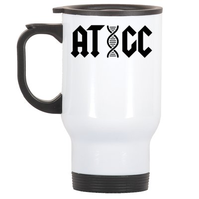 ATGC Funny Science Biology DNA Stainless Steel Travel Mug