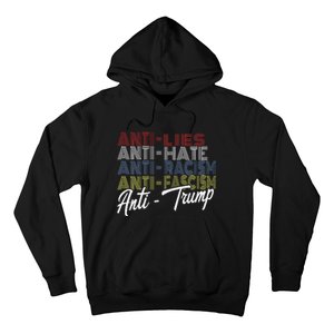 Anti Trump Hate Lies And Fascism Resist Vote Nov 5 2024 Hoodie