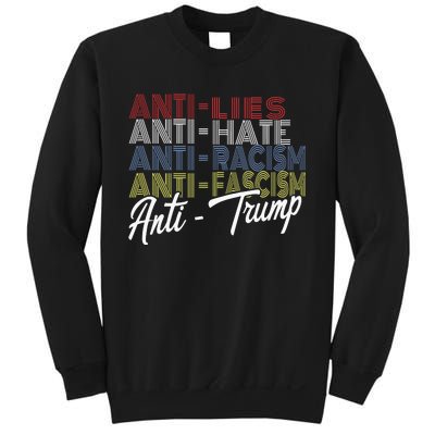 Anti Trump Hate Lies And Fascism Resist Vote Nov 5 2024 Sweatshirt