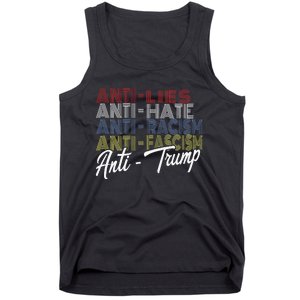 Anti Trump Hate Lies And Fascism Resist Vote Nov 5 2024 Tank Top