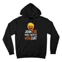 Anti Trump Halloween Pumpkin Join Single Greatest Witch Hunt Hoodie