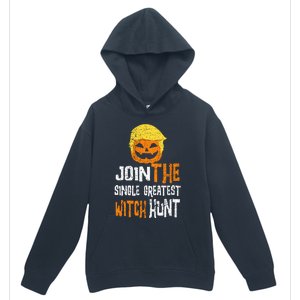 Anti Trump Halloween Pumpkin Join Single Greatest Witch Hunt Urban Pullover Hoodie