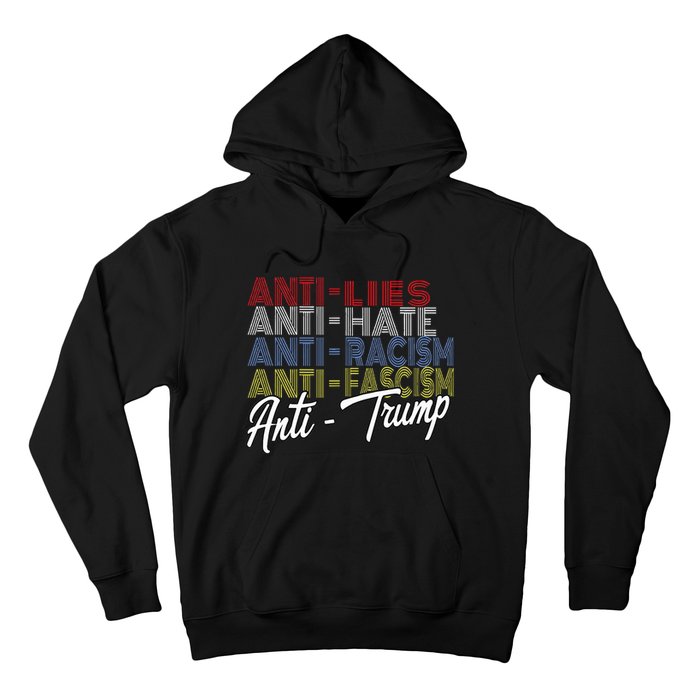 Anti Trump Hate Lies And Fascism Resist Vote Nov 5 2024 Hoodie