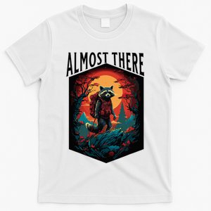 Almost There Hiking Raccoon T-Shirt