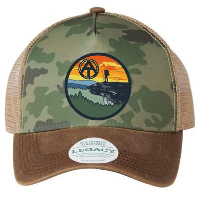 Appalachian Trail Hiker McAfee's Knob Tee Legacy Tie Dye Trucker Hat