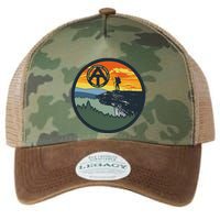 Appalachian Trail Hiker McAfee's Knob Tee Legacy Tie Dye Trucker Hat